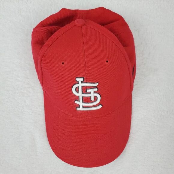 St. Louis Cardinals Velcro Baseball Cap Red OSFA - Picture 4 of 6